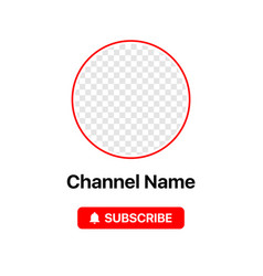 Youtube Profile Icon Interface Subscribe Button