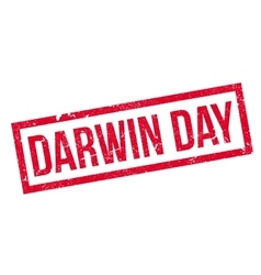 Darwin Day Rubber Stamp