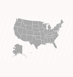 Detailed Map Of United States With States And