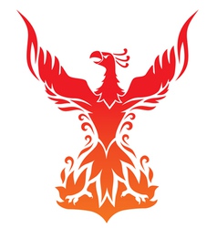 Simple image phoenix Royalty Free Vector Image