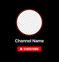 Youtube Profile Icon Interface Subscribe Button