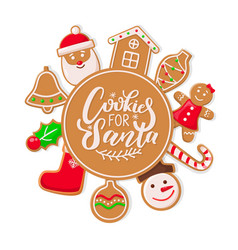 Cookie For Santa Claus Gingerbread Man And Woman