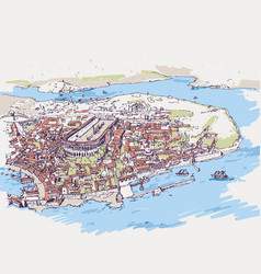 Drawing Sketch Constantinople