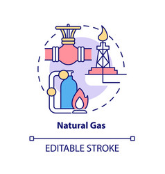 Natural Gas Concept Icon