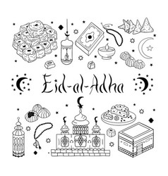 Set Of Islamic Holy Day Clipart Eid Al Adha