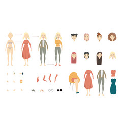 Woman Character Set