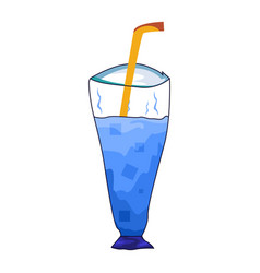 Cold Drink Design With A Hint Of Sweetness