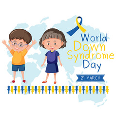 World Down Syndrome On 21 March With Two Kids