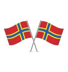 Orkney Islands Crossed Flags