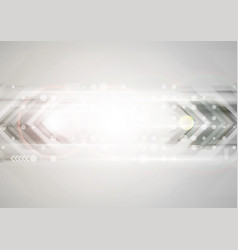 Shiny Grey Abstract Technology Background