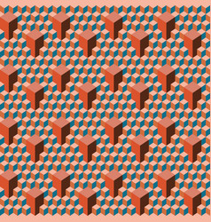 3d Big And Small Cubes Seamless Pattern