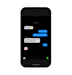 Imessage Interface Texting Bubbles Iphone Mockup