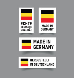 Made In Germany Label Set