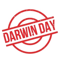 Darwin Day Rubber Stamp