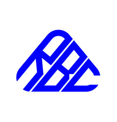 Rbc Letter Logo Creative Design With Graphic