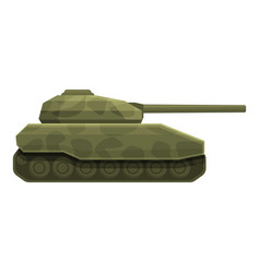 Armed Tank Icon Cartoon Military Army