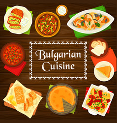 Bulgarian Food Cuisine Restaurant Menu Dish Cover