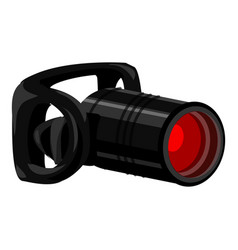 Bike Back Red Light Icon Cartoon Race Gear