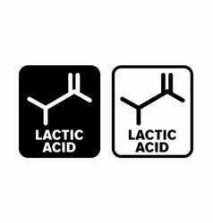 Lactic Acid Information Sign