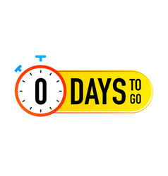 0 Days To Go Timer Symbol Color