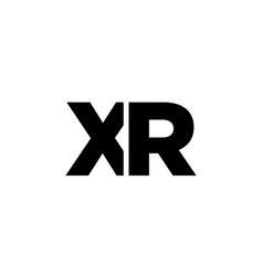 Letter X And R Xr Logo Design Template Minimal