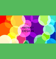 Bright Rainbow Abstract Background Banner