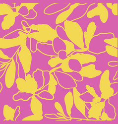 Minimalistic Floral Seamless Pattern