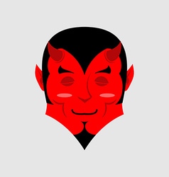 Sleeping Demon With Big Smile Cartoon Cute Face