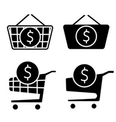 Shopping Cart With Dollar Sign Inside Order