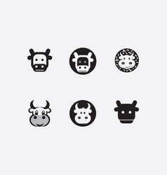 Cow Logo Template Icon