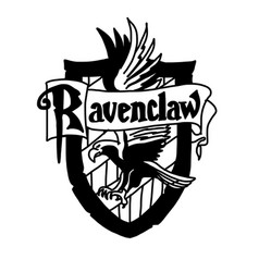 Harry Potter Ravenclaw Logo In Cartoon Doodle