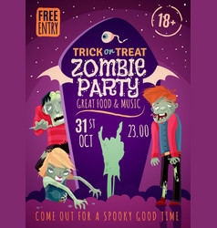 Zombie Party Poster