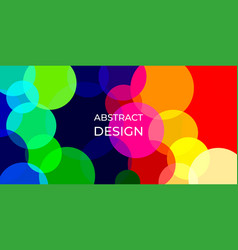 Bright Rainbow Abstract Background Banner