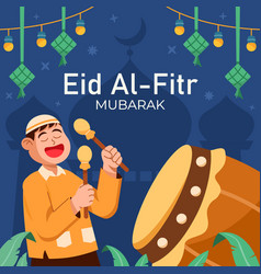 Drumming On Eid Al Fitr