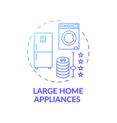 Large Home Appliances Concept Icon