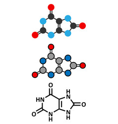 Uric Acid Molecule High Blood Levels Lead To Gout