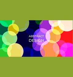 Bright Rainbow Abstract Background Banner