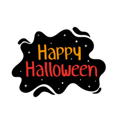 Halloween Lettering Badge