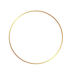 Gold Frame Border Golden Thin Boarder Round