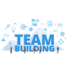 Team Building People Business Concept With Big