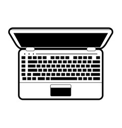 Laptop Computer Topview Icon Imag