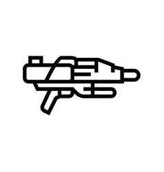 Water Gun Line Icon