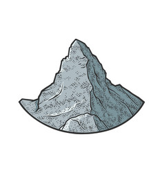 Matterhorn Mountain Sketch