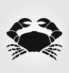 Crab Icon Isolated On White