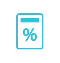 Probability Percentage Calculator Isolated