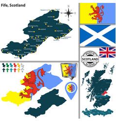 Map Fife Scotland