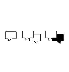 Chat Icon Talk Bubble Speech Icon Blank E