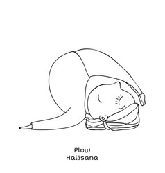 Kid Yoga Pose Plow