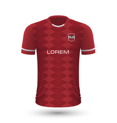 Realistic Soccer Shirt Al Ahly