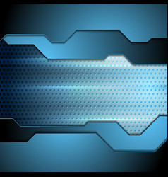 Blue Tech Perforated Carbon Background